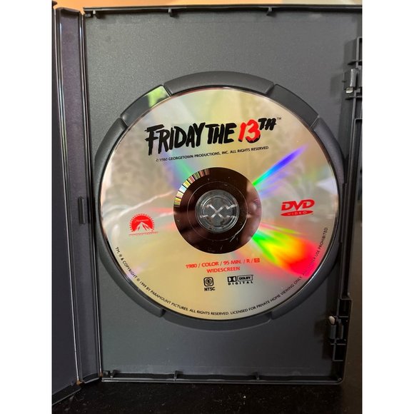 Lot of 3 Friday the 13th DVD's Widescreen Collection Original Part 2 & Part 3 - Picture 3 of 6